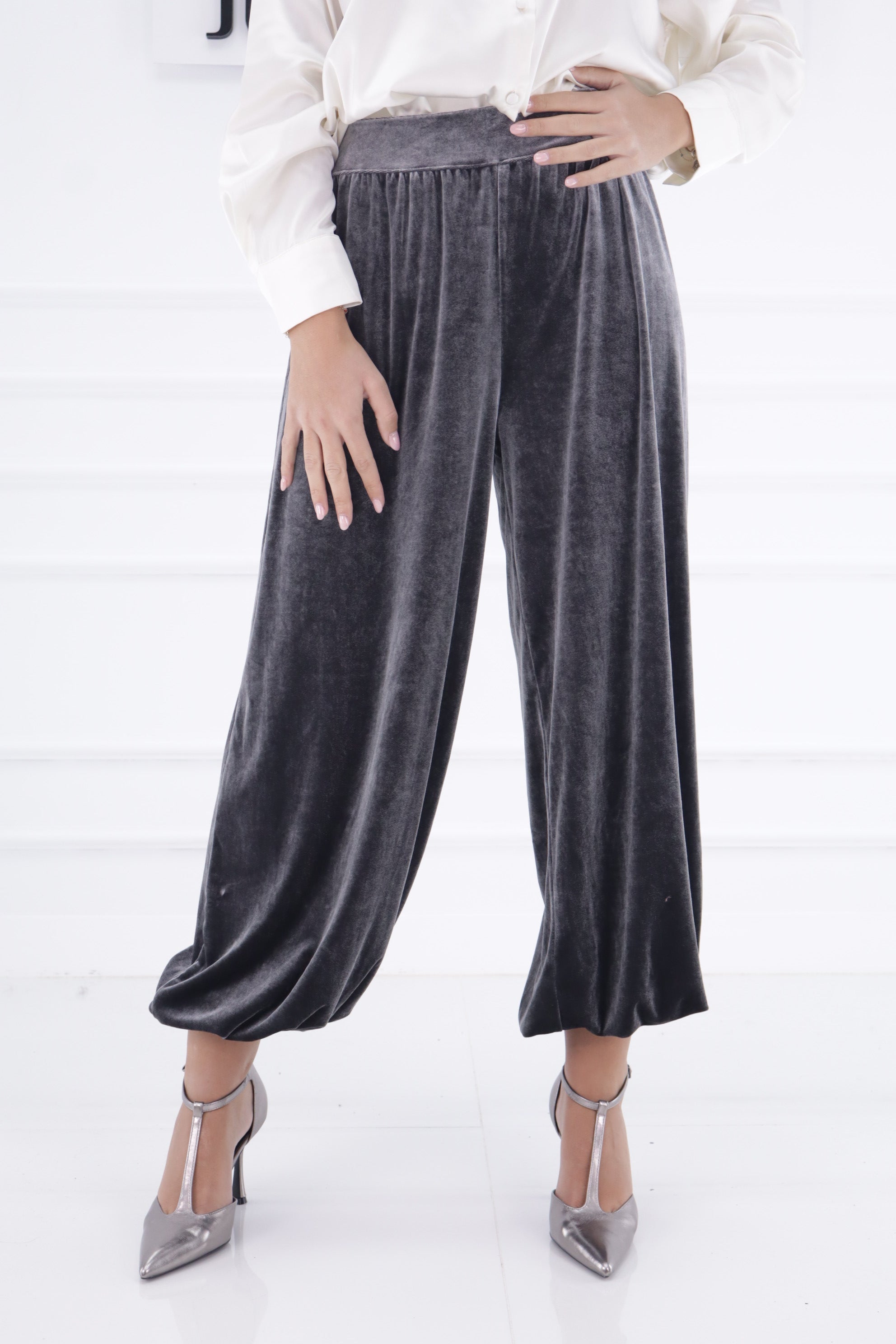 Pantalón bombacho terciopelo 851682