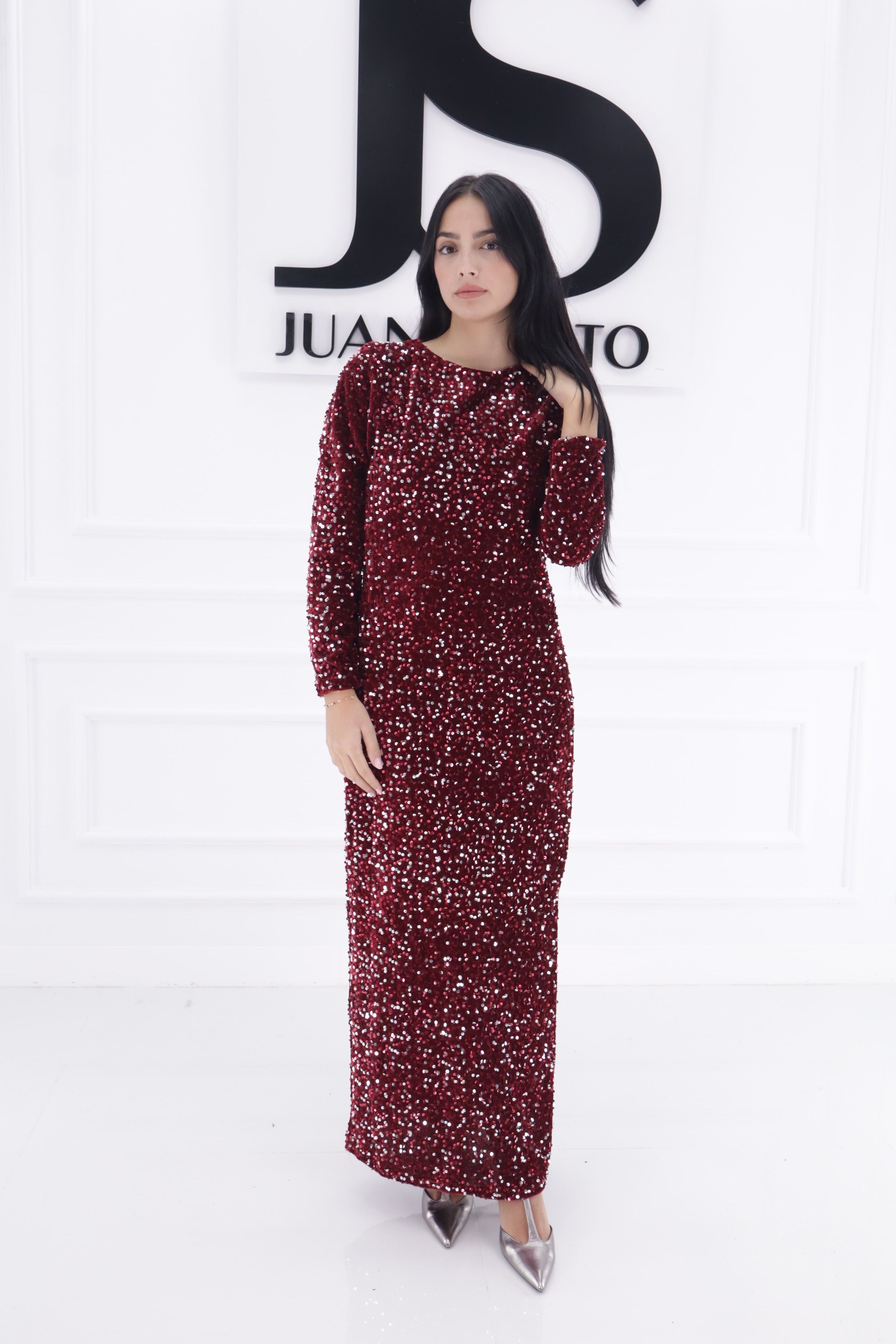 Vestido lentejuelas 5568  36373