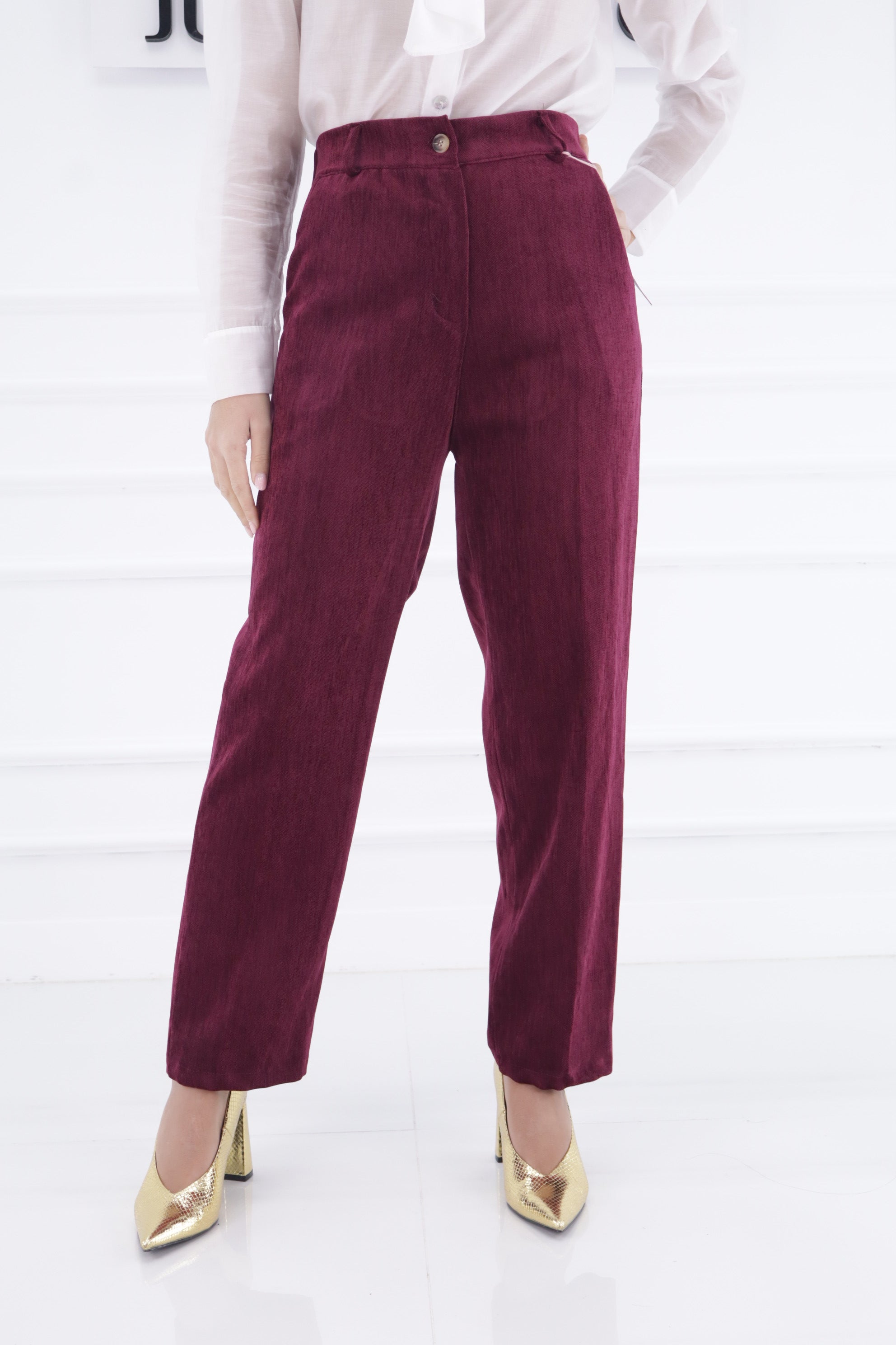 Pantalón burdeos 19611