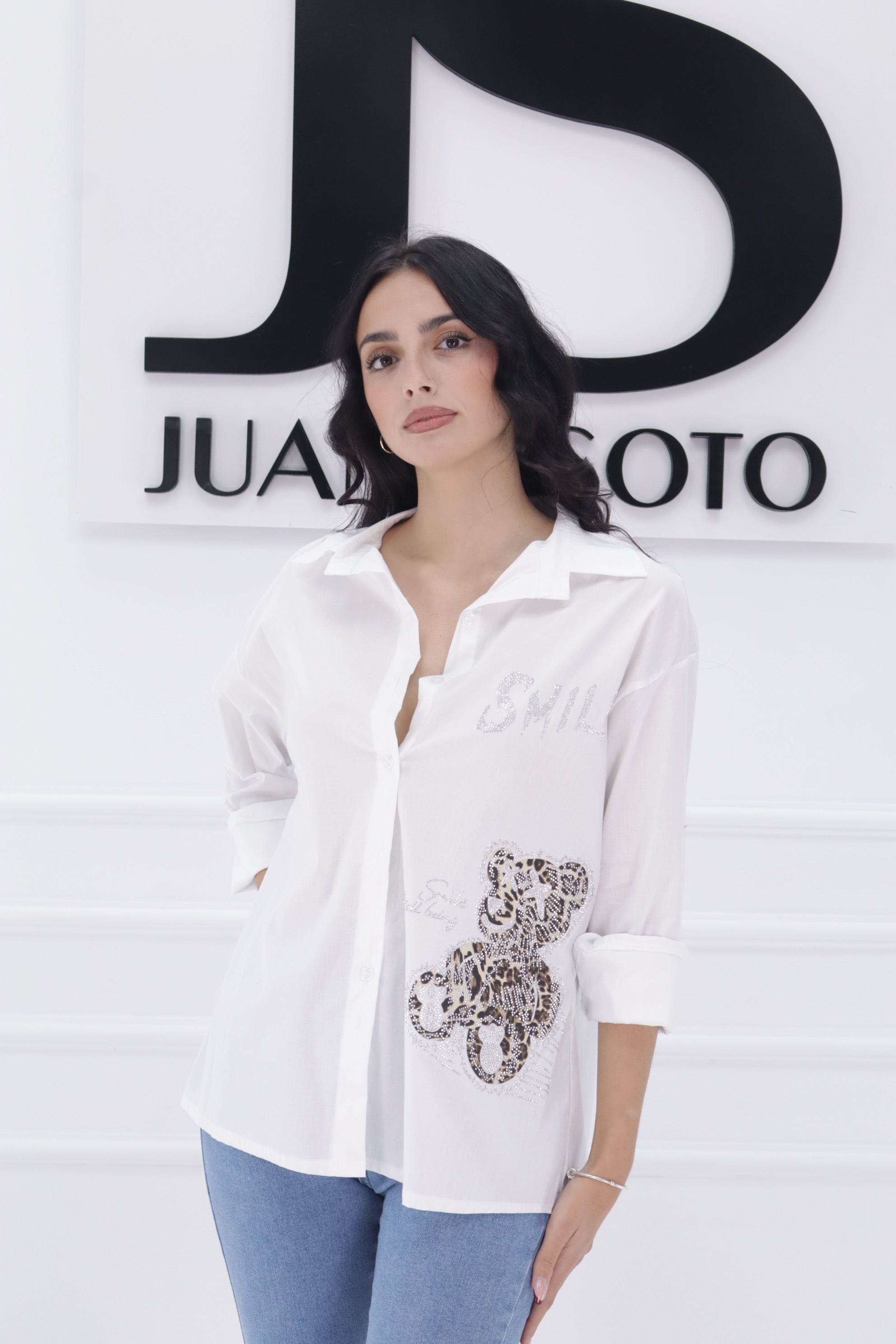 Camisa 23337 smile oso