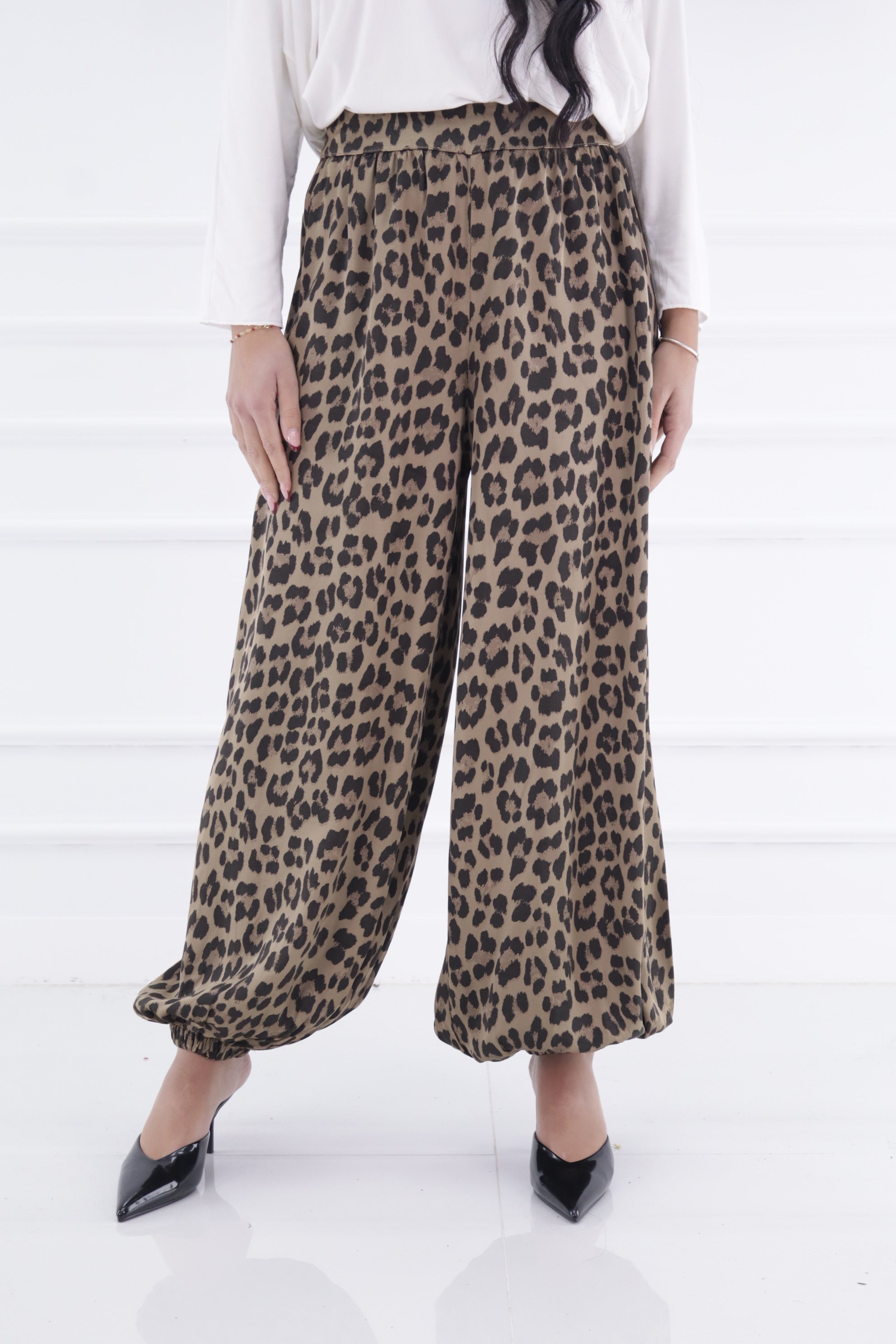 Pantalón print bombacho EL851681