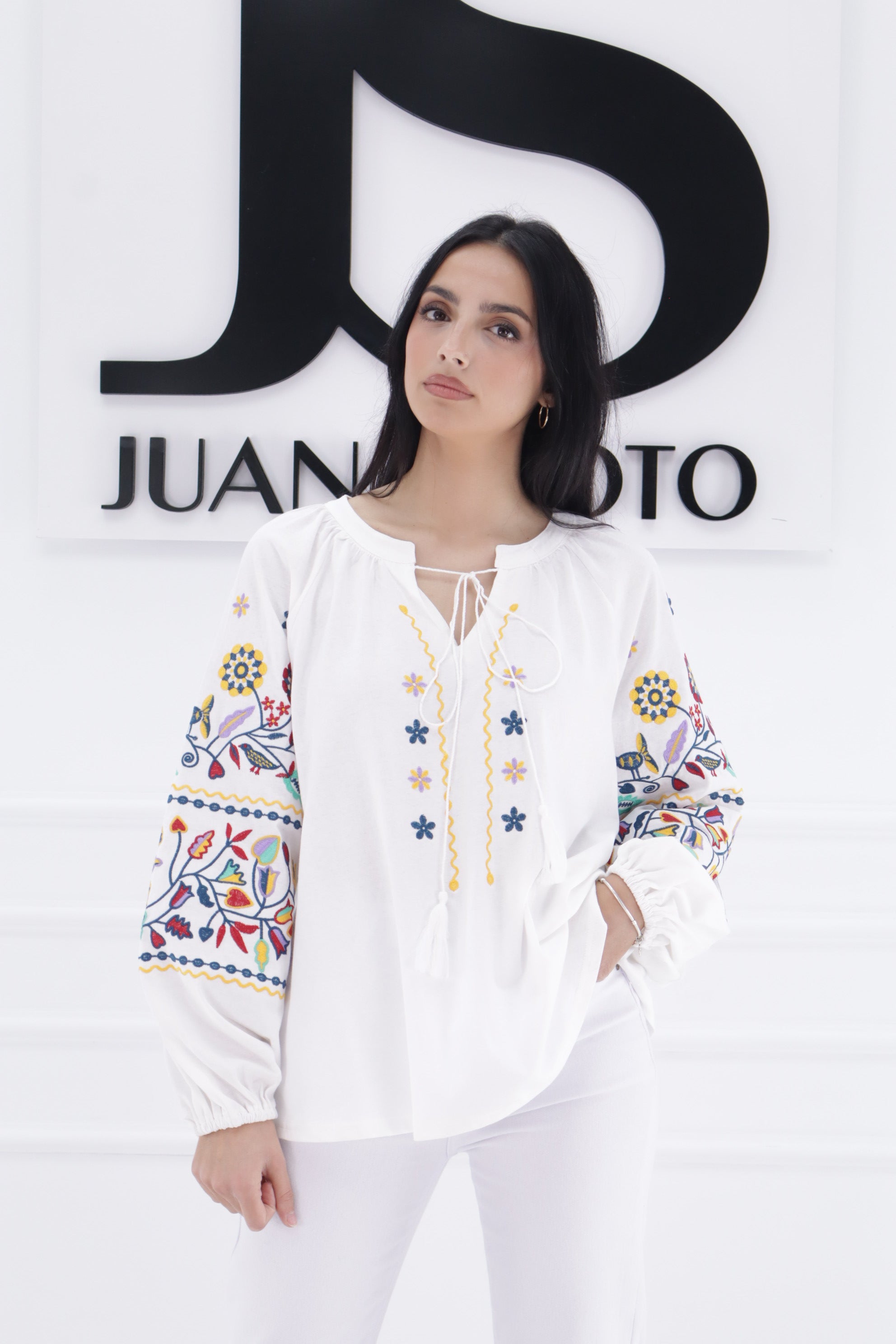 Camisa flores de colores 1D1923