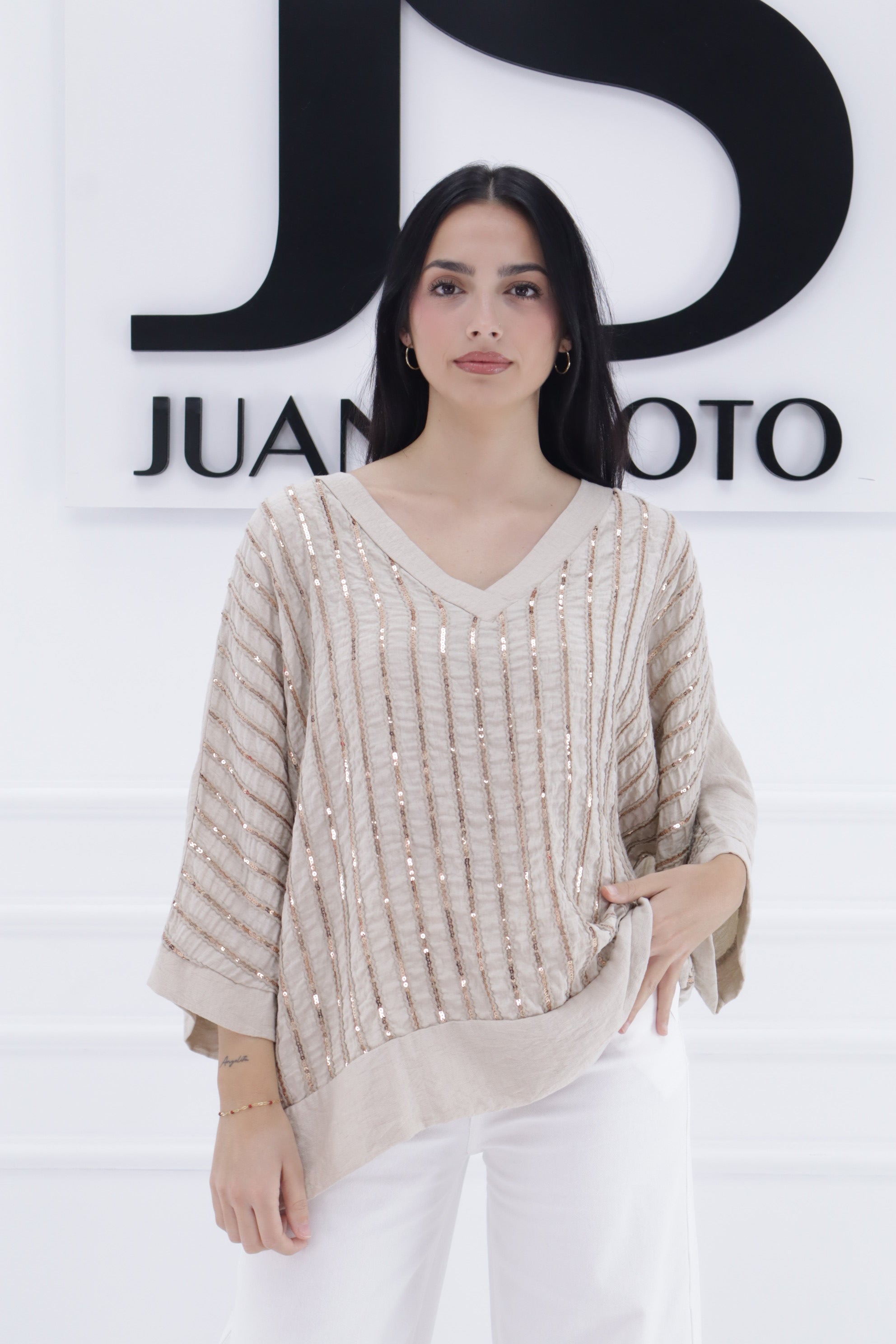 Blusa lentejuelas 34563