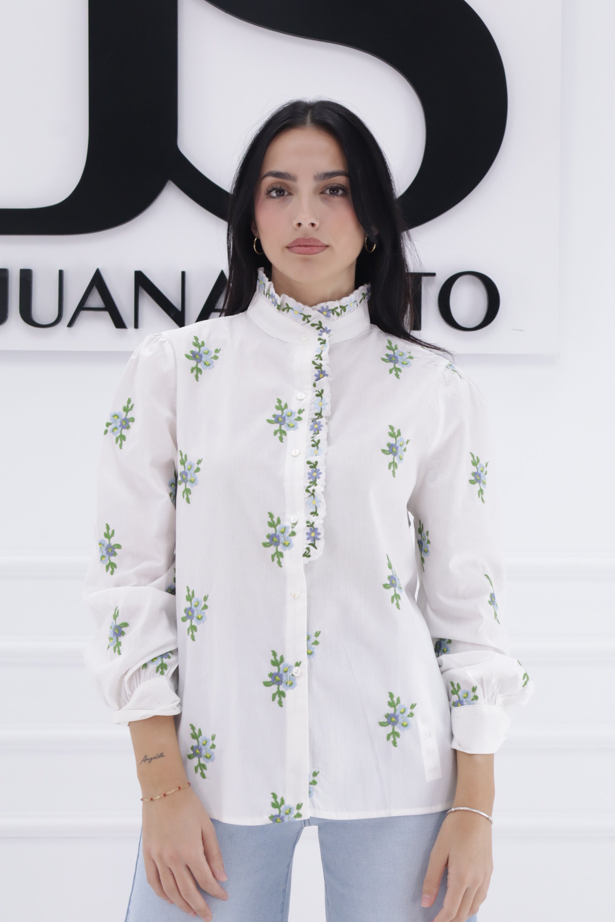 Camisa flores 1D1726