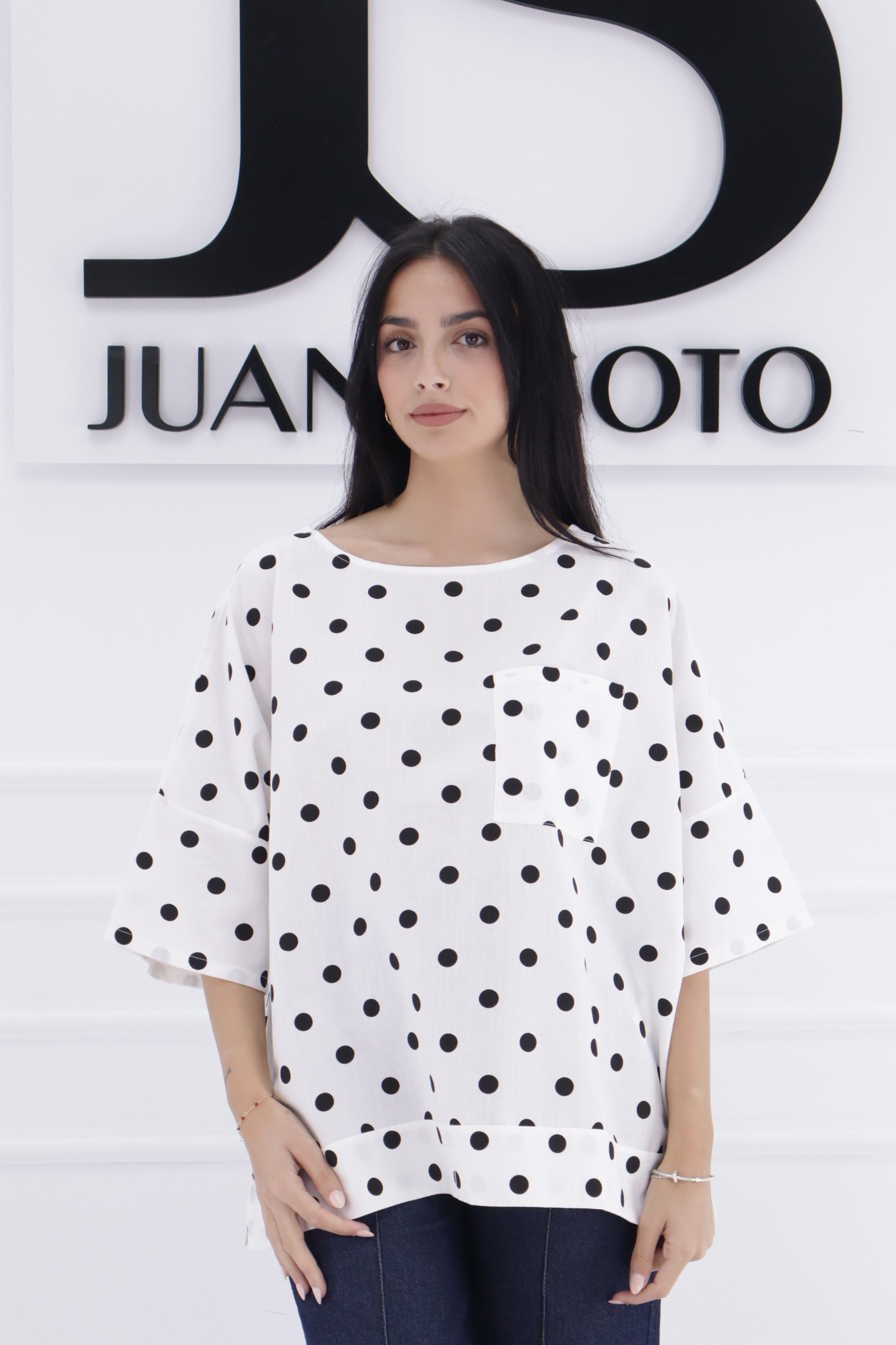 Blusa lunares CD3132
