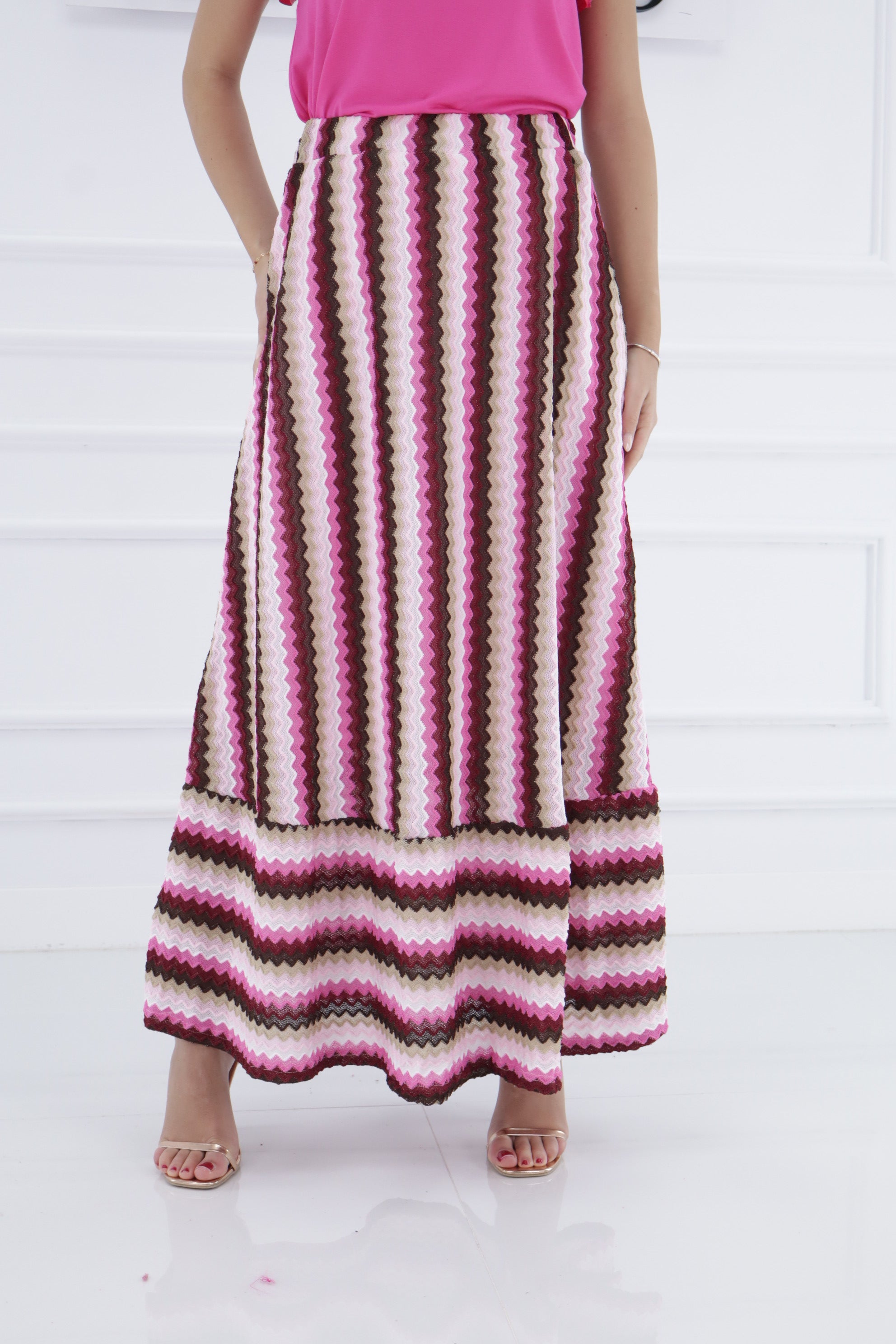 Falda zig zag G018192