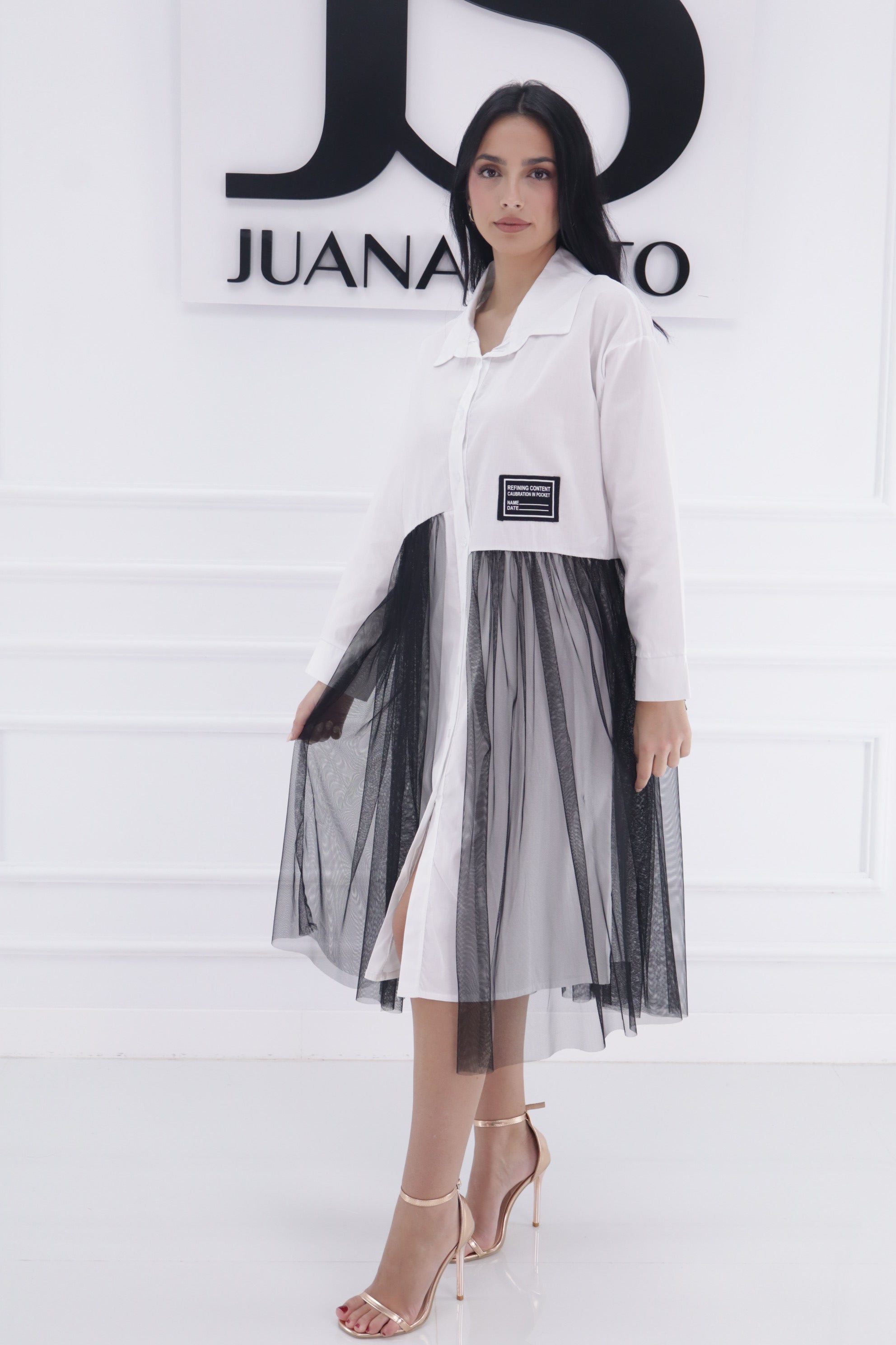 Vestido tul CONTENT 8036