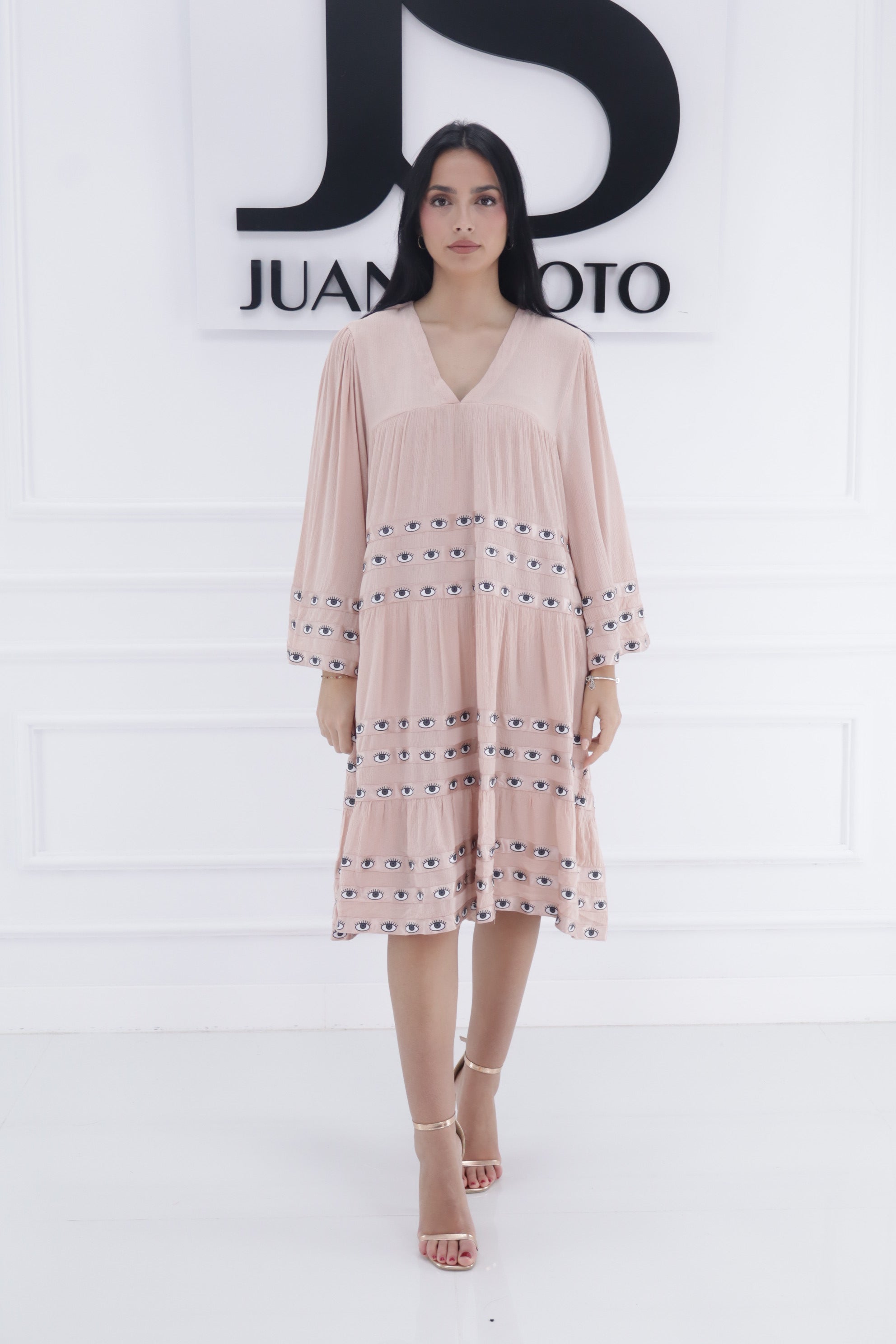 Vestido ojos L1020