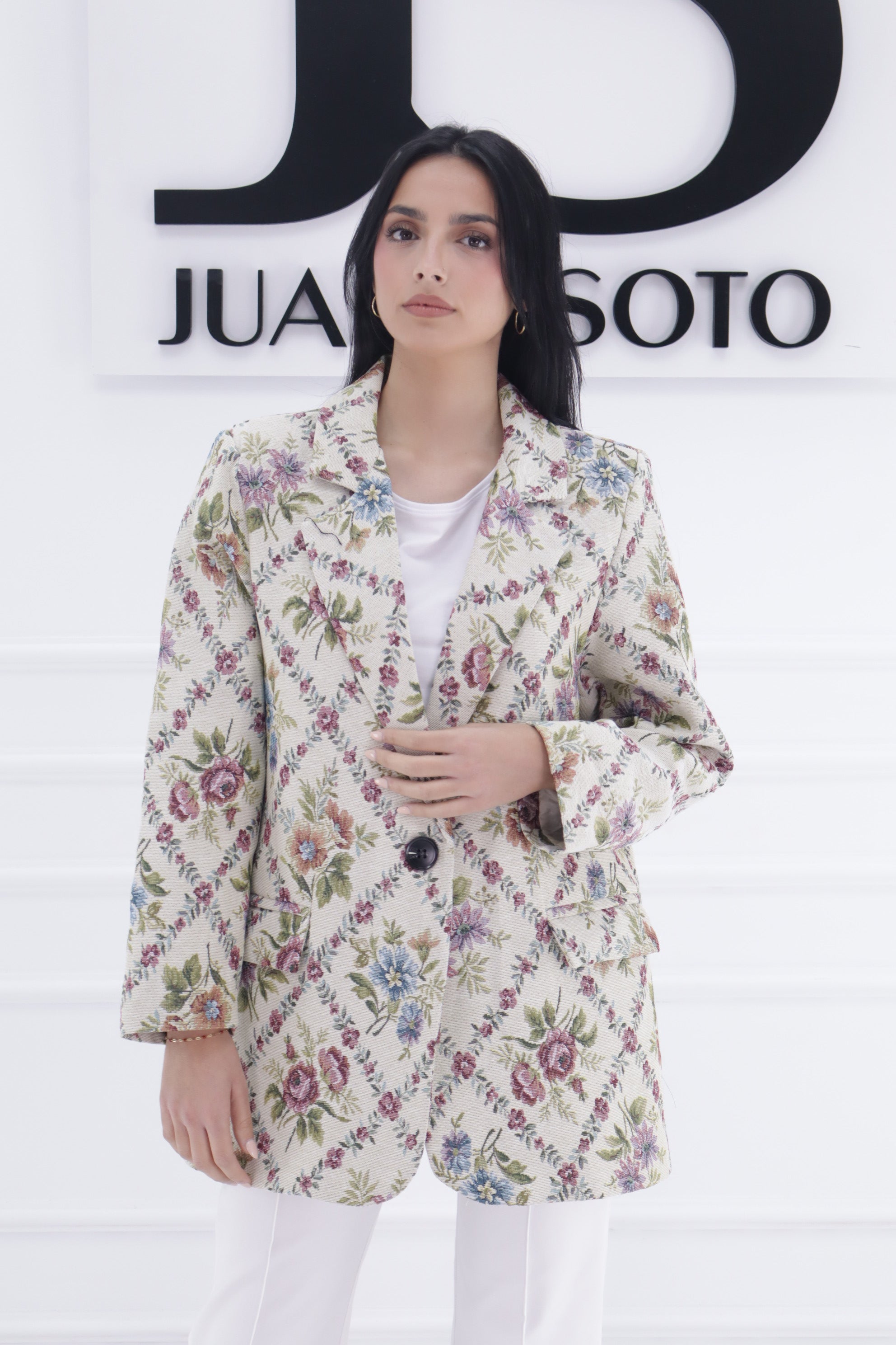 Chaqueta flores 159784