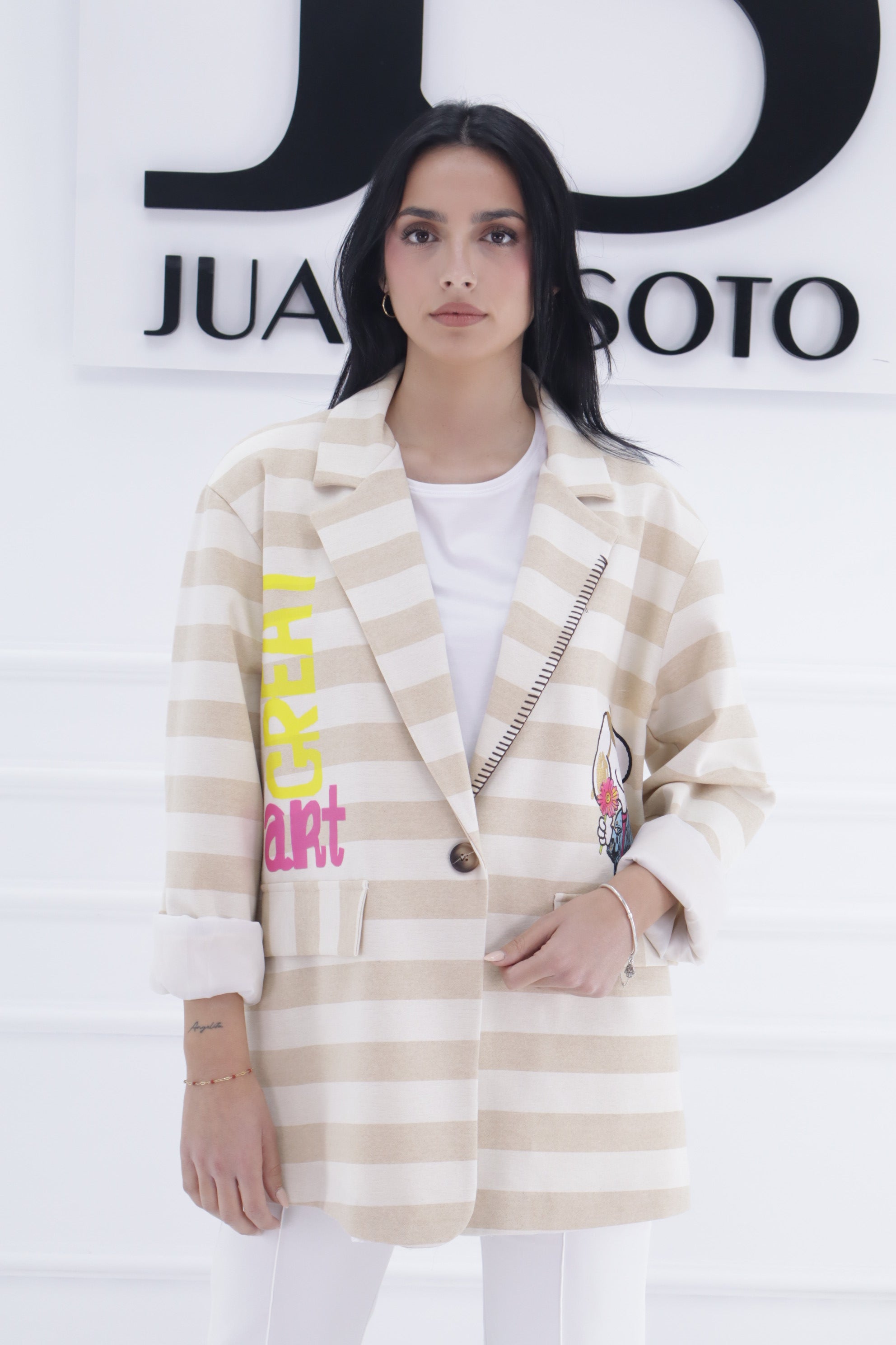 Chaqueta snopy rayas 5957