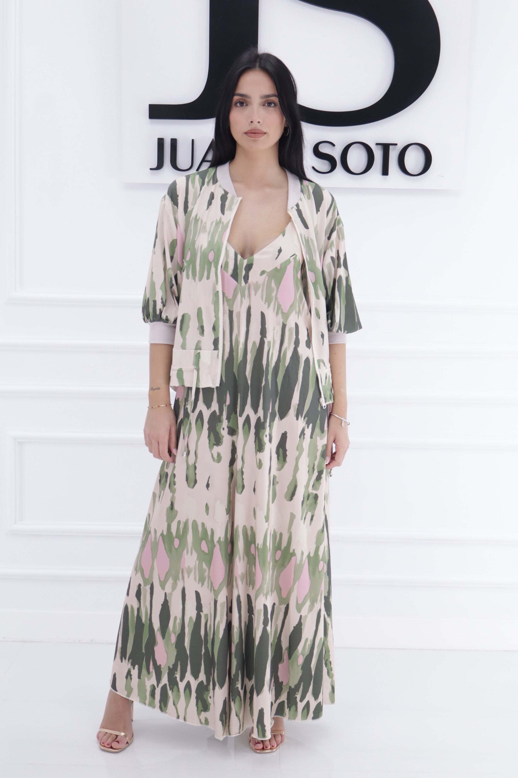 Conjunto camuflaje mono + bomber