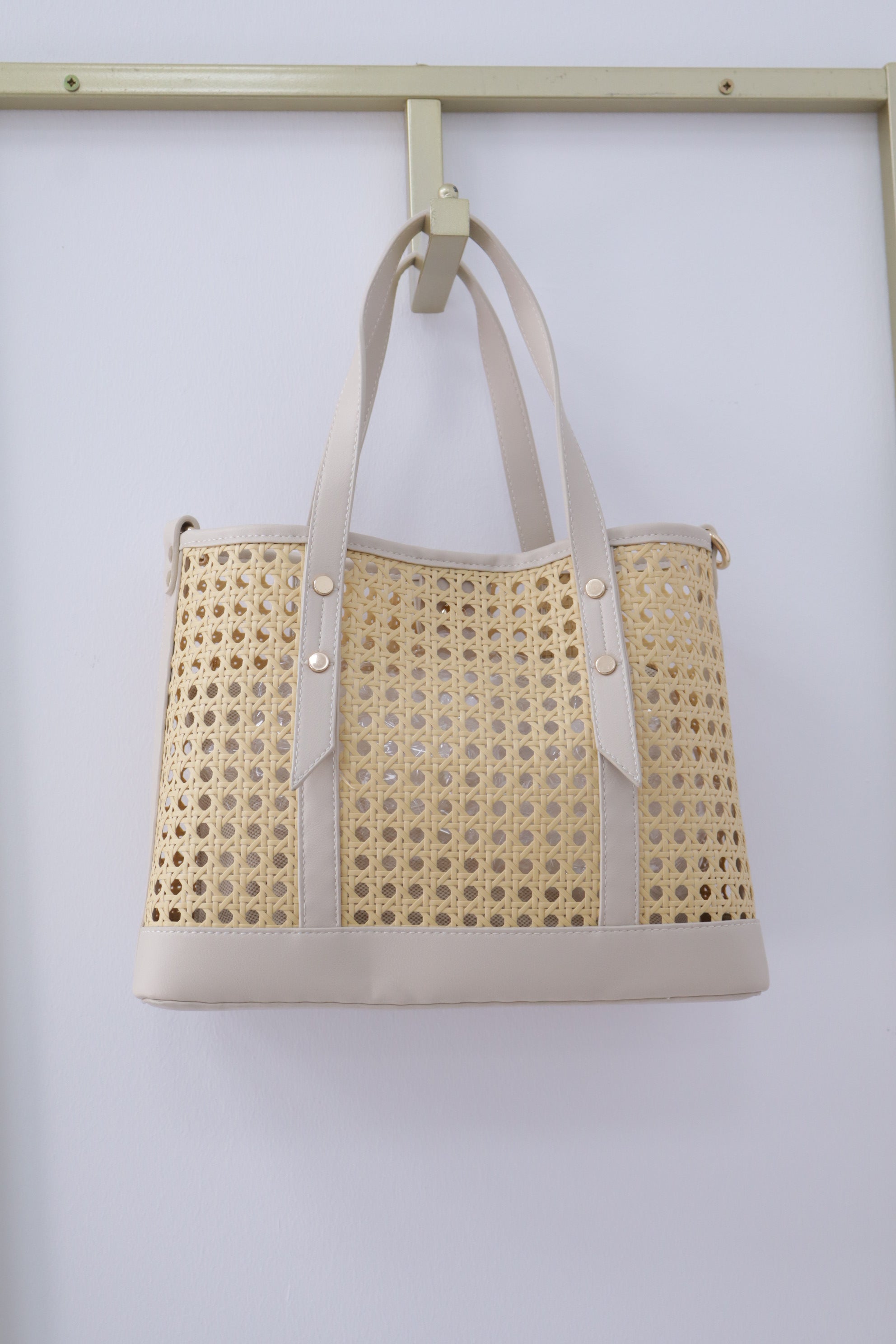 Bolso mimbre grande JYL68034