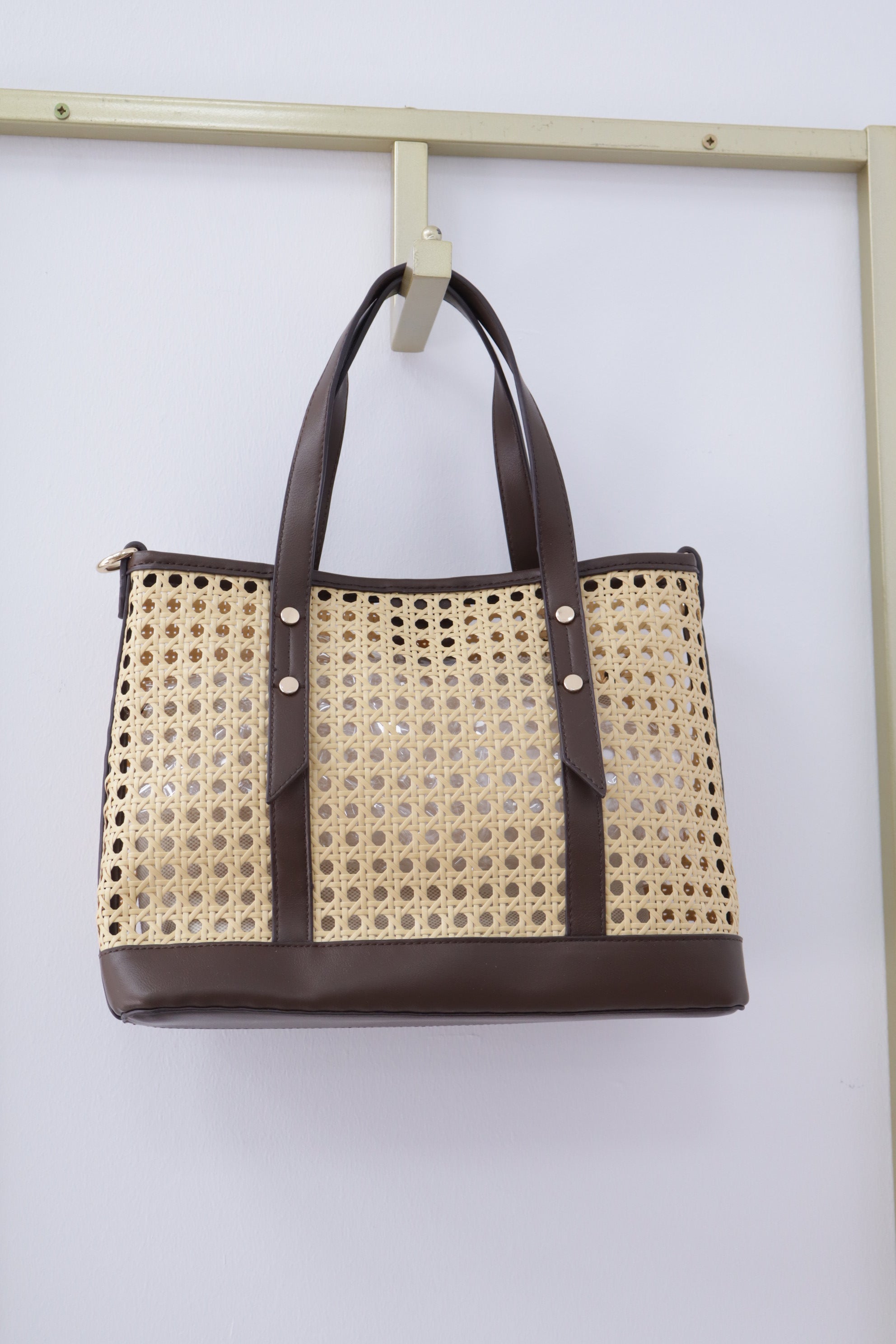 Bolso mimbre grande JYL68034