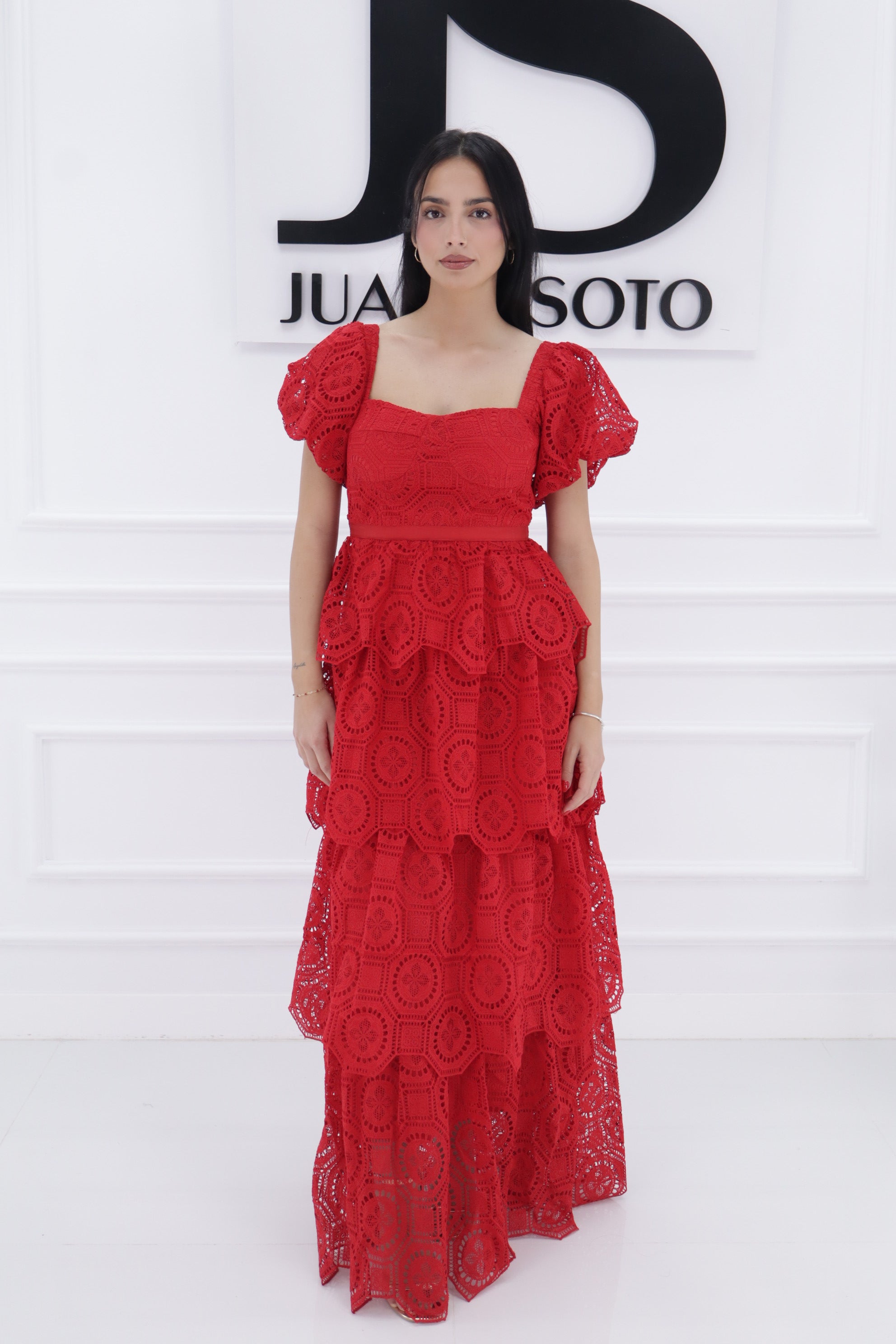 Vestido crochet 6535