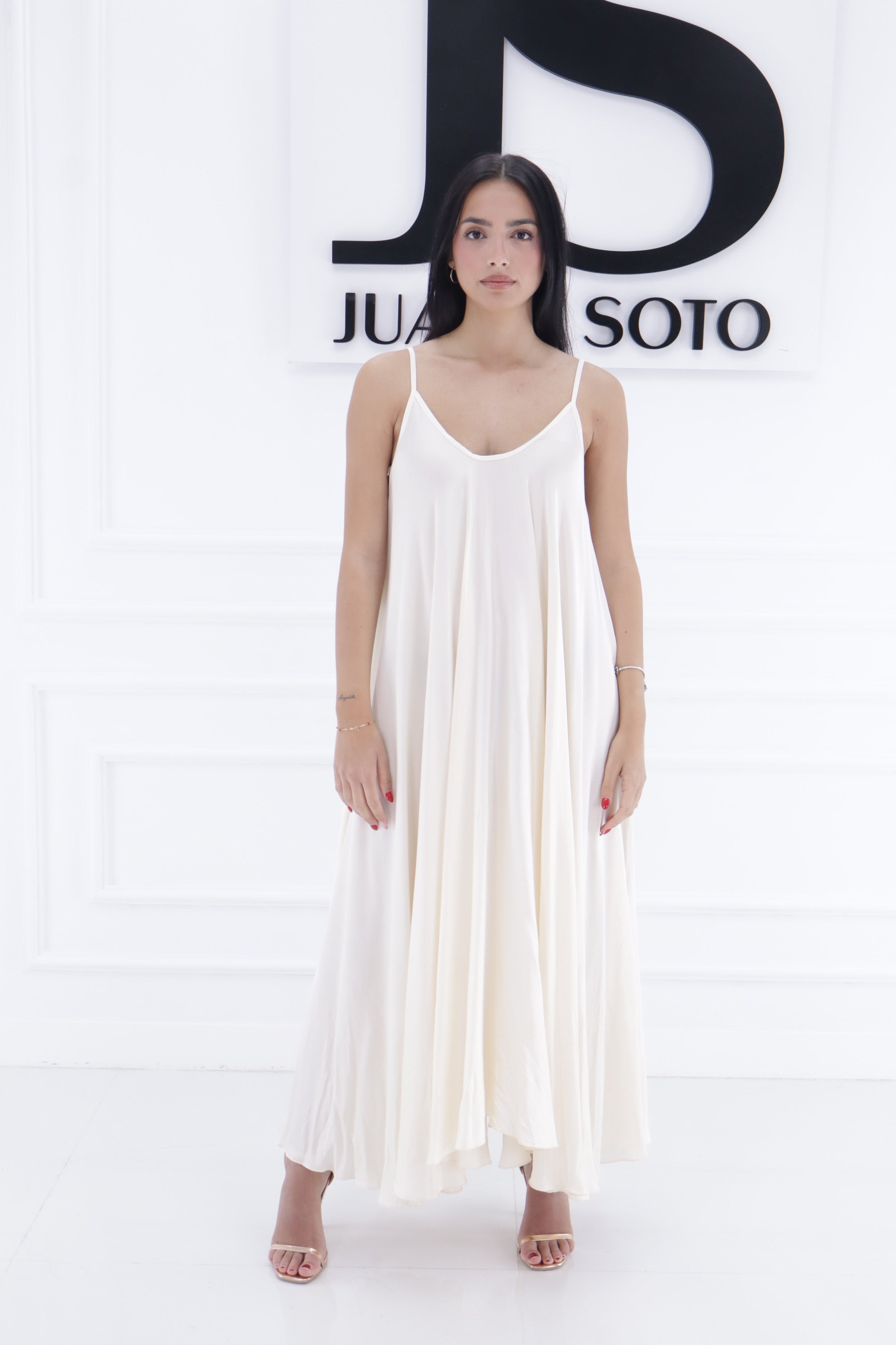 Vestido lencero vuelo 9712