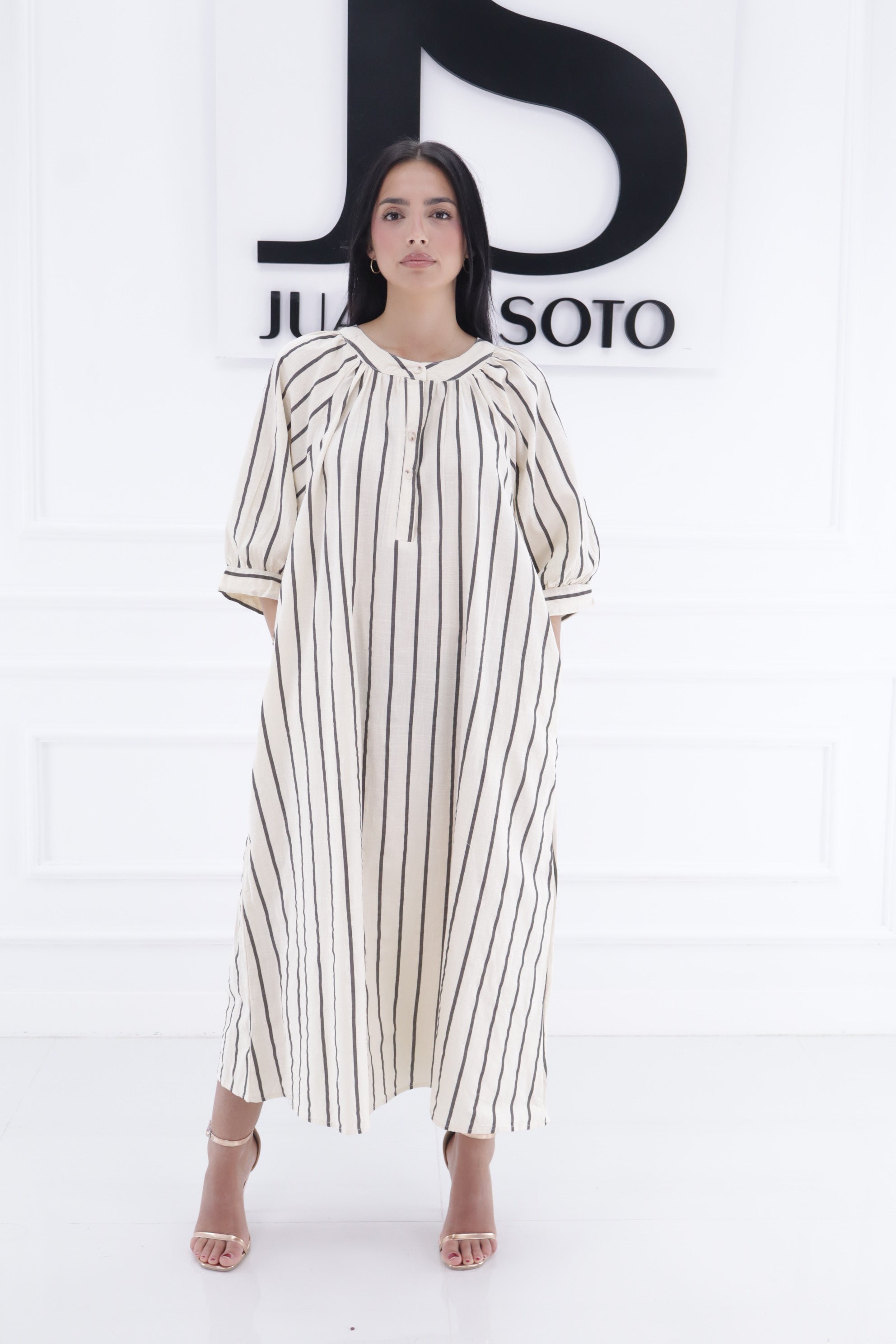 Vestido rayas CD3096