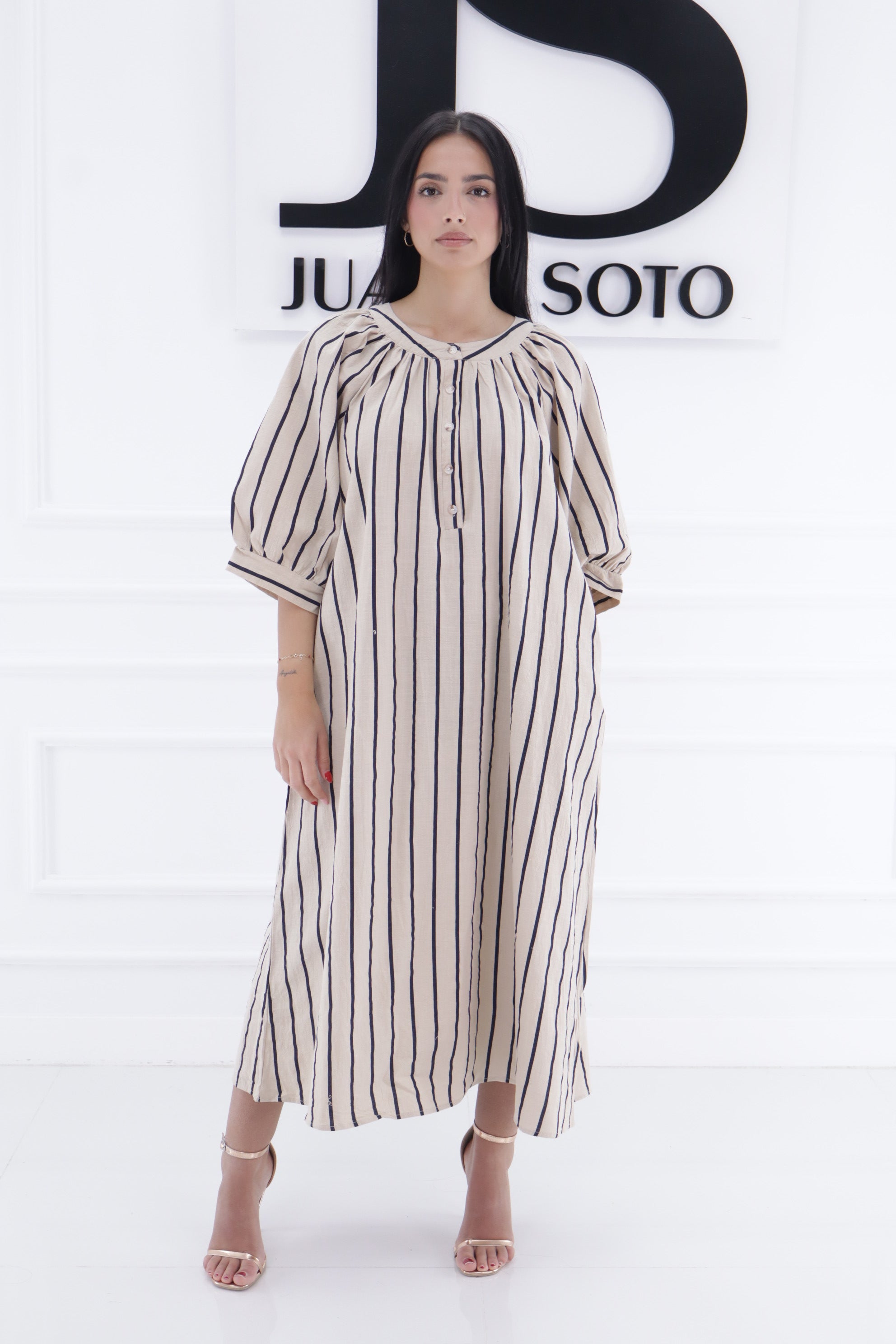 Vestido rayas CD3096