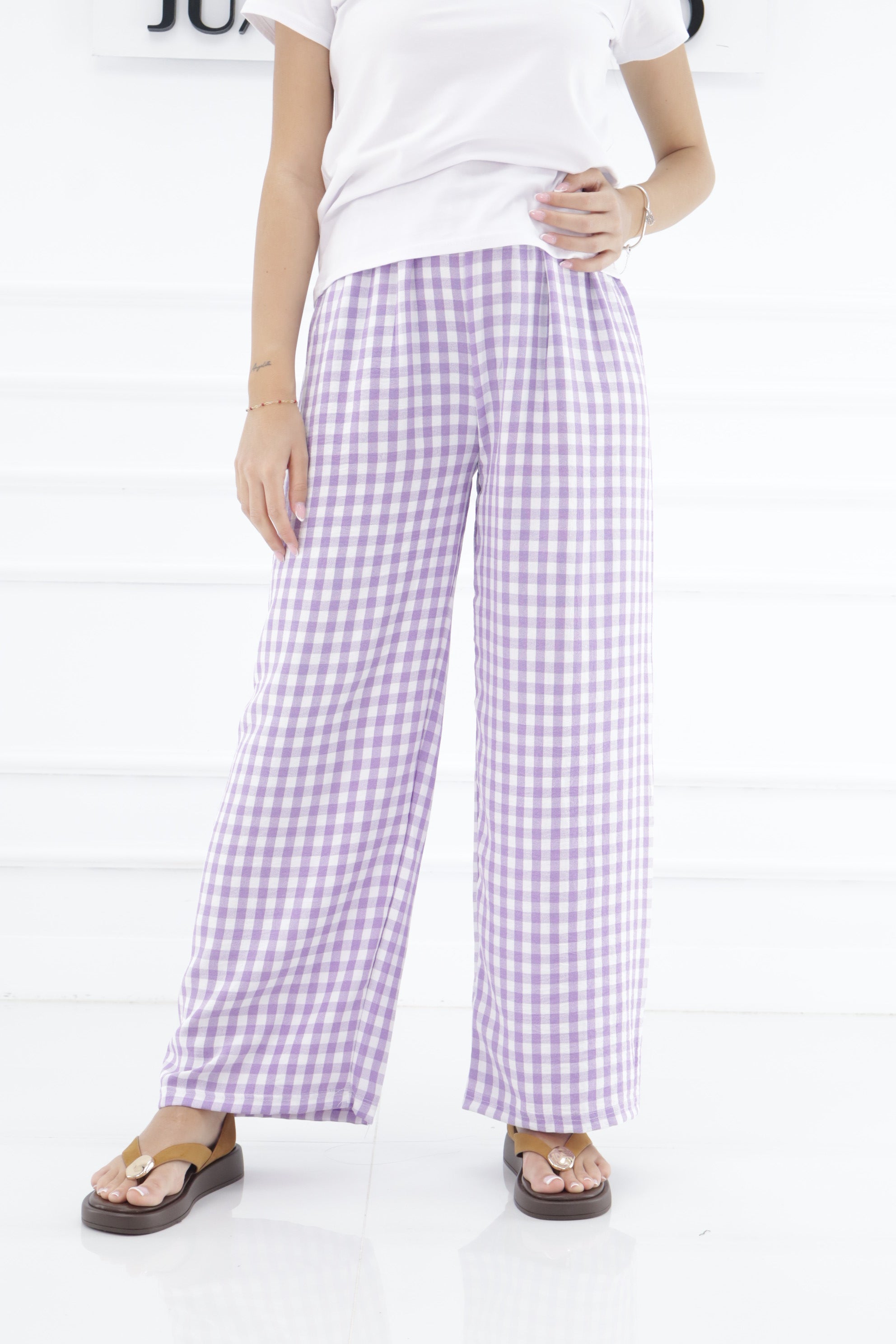 Pantalon vichy DA020
