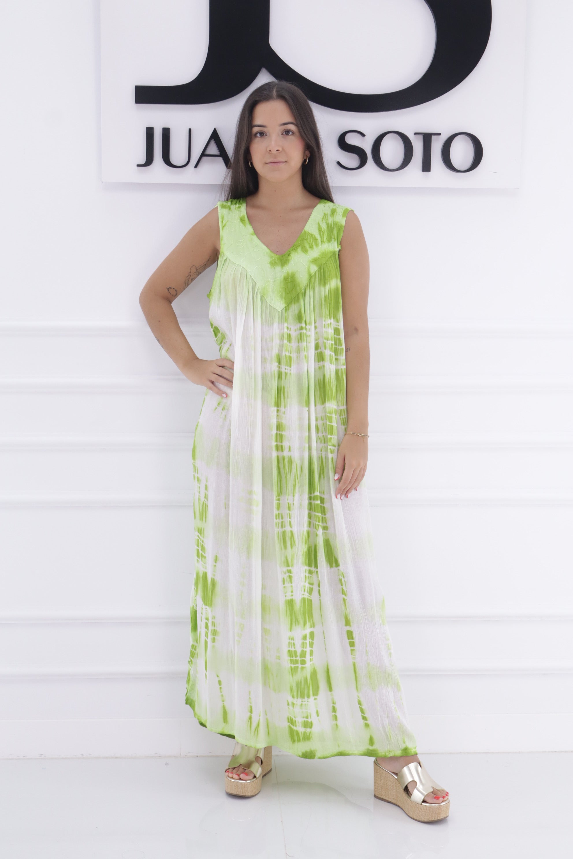 Vestido degradado tirante grueso 2013