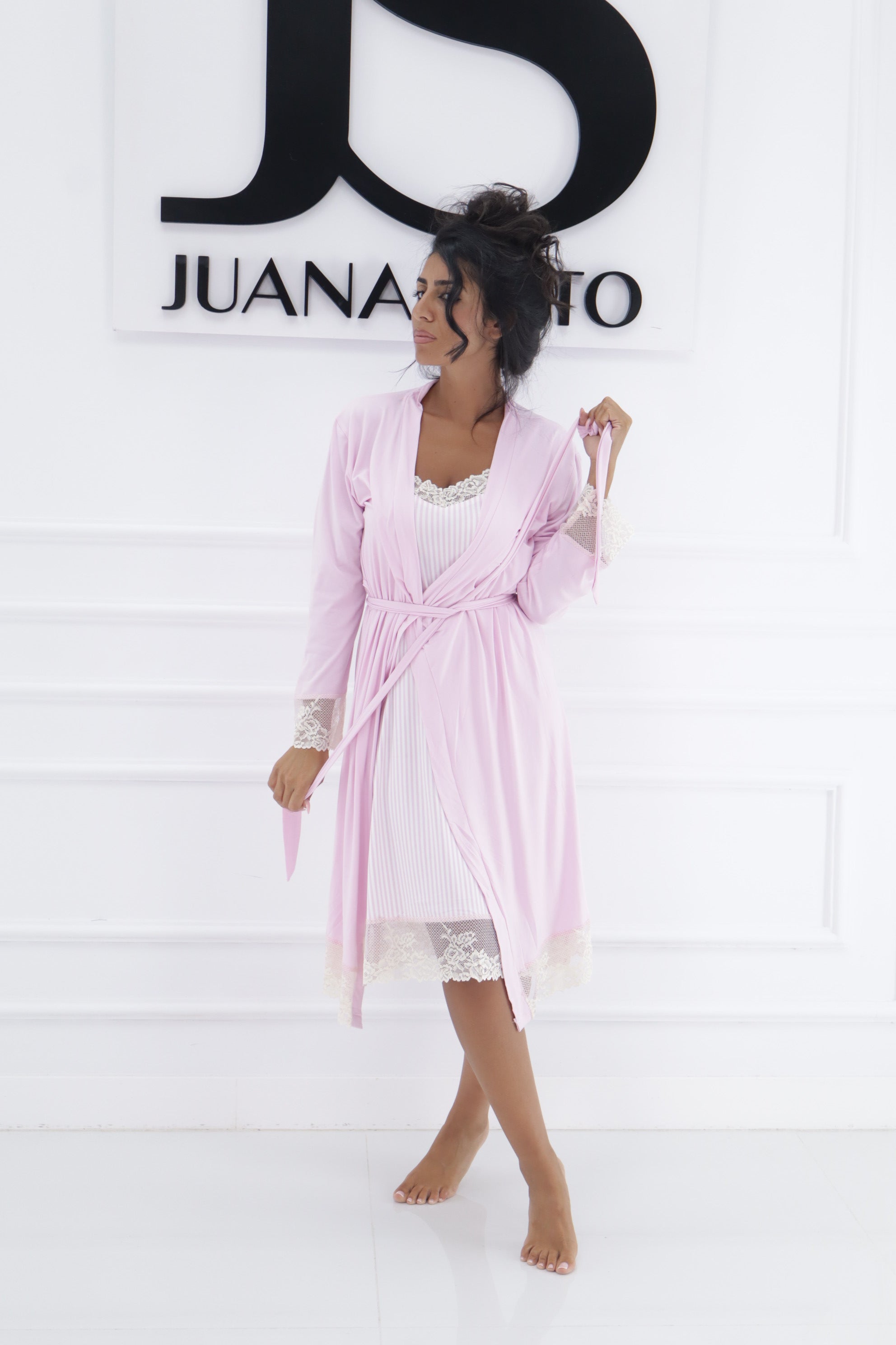 Camisón + bata JY26215