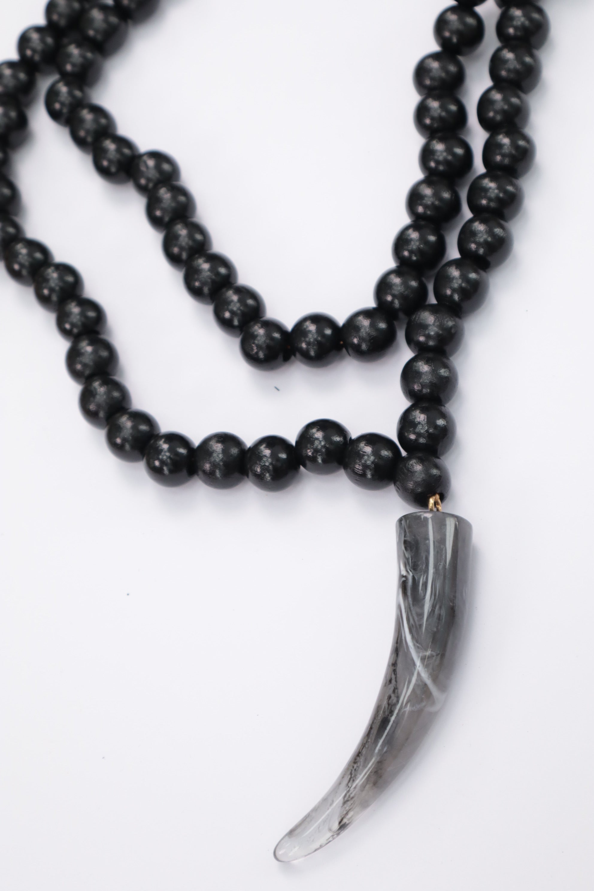Collar cuentas cuerno 61567