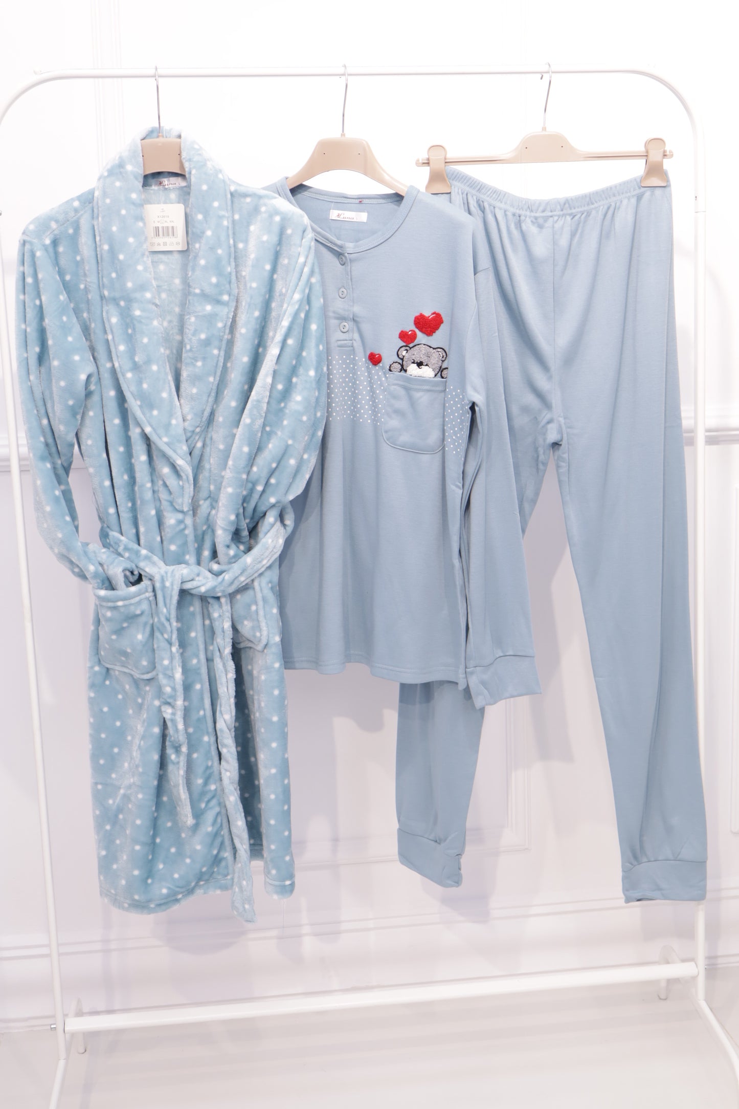 Pijama lunares (3 piezas )x12619