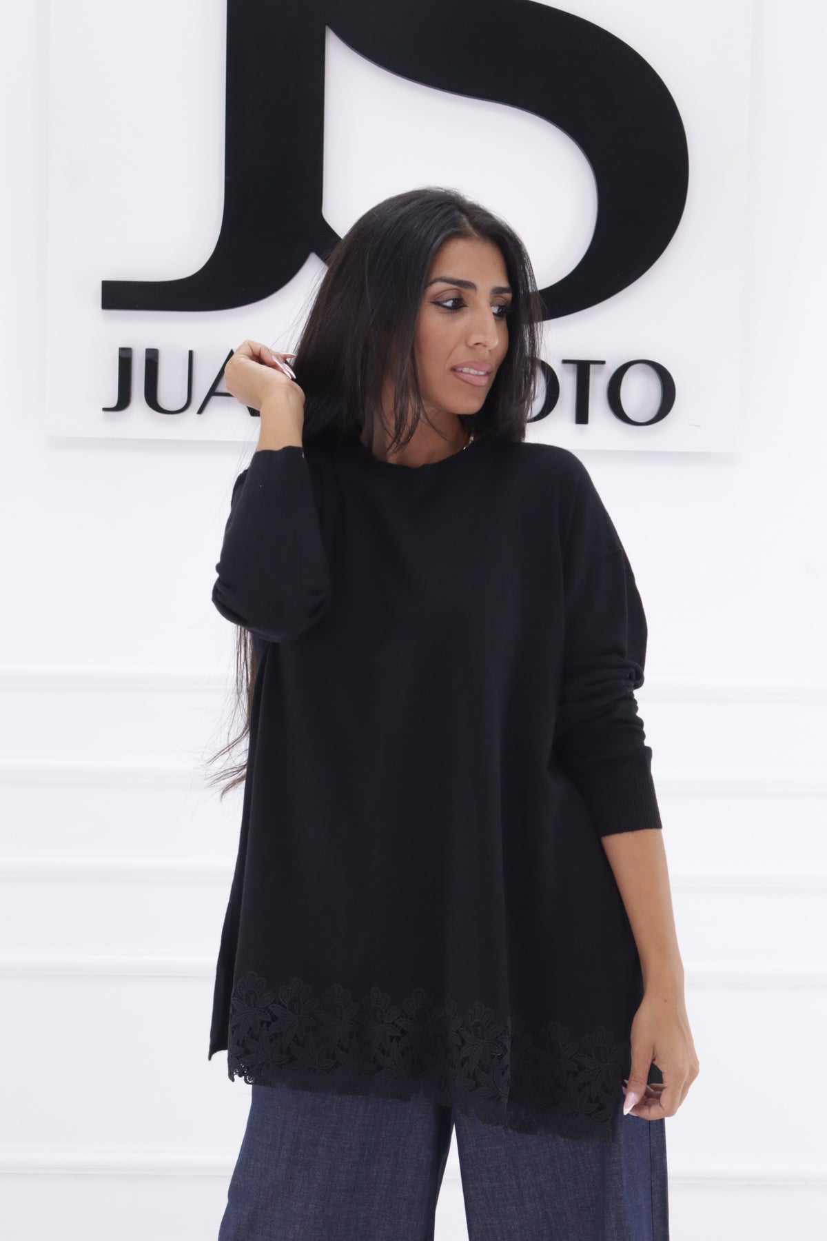 Jersey bajo encaje M2066