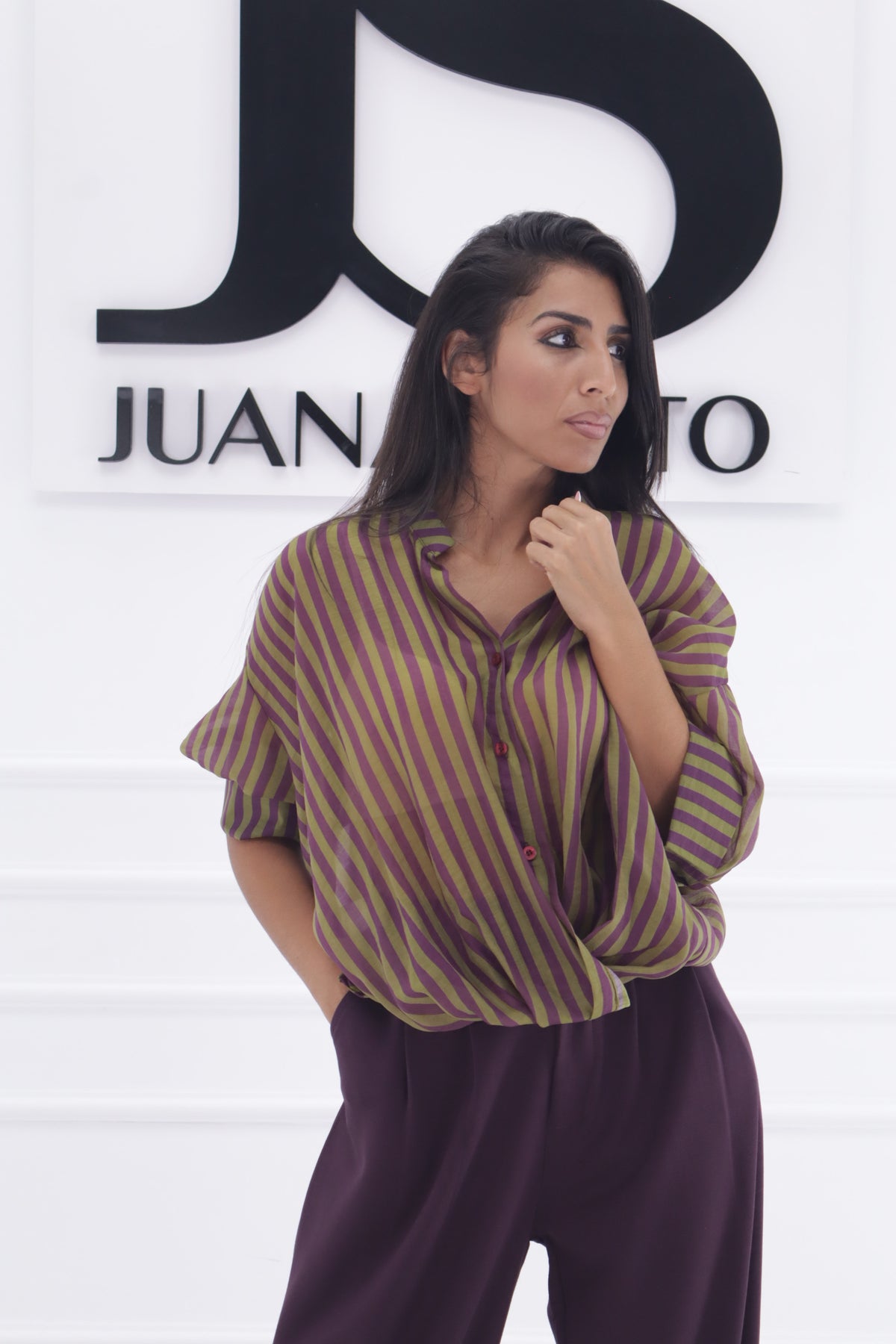 Camisa rayas YN12343