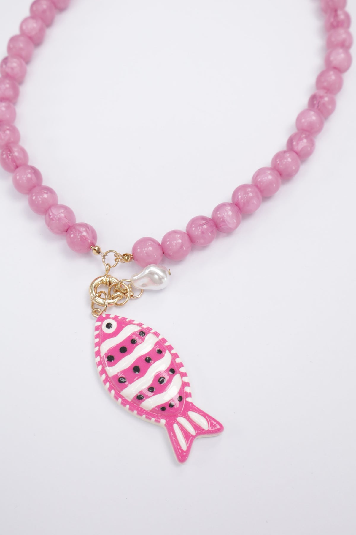 Collar bolas pez C3521