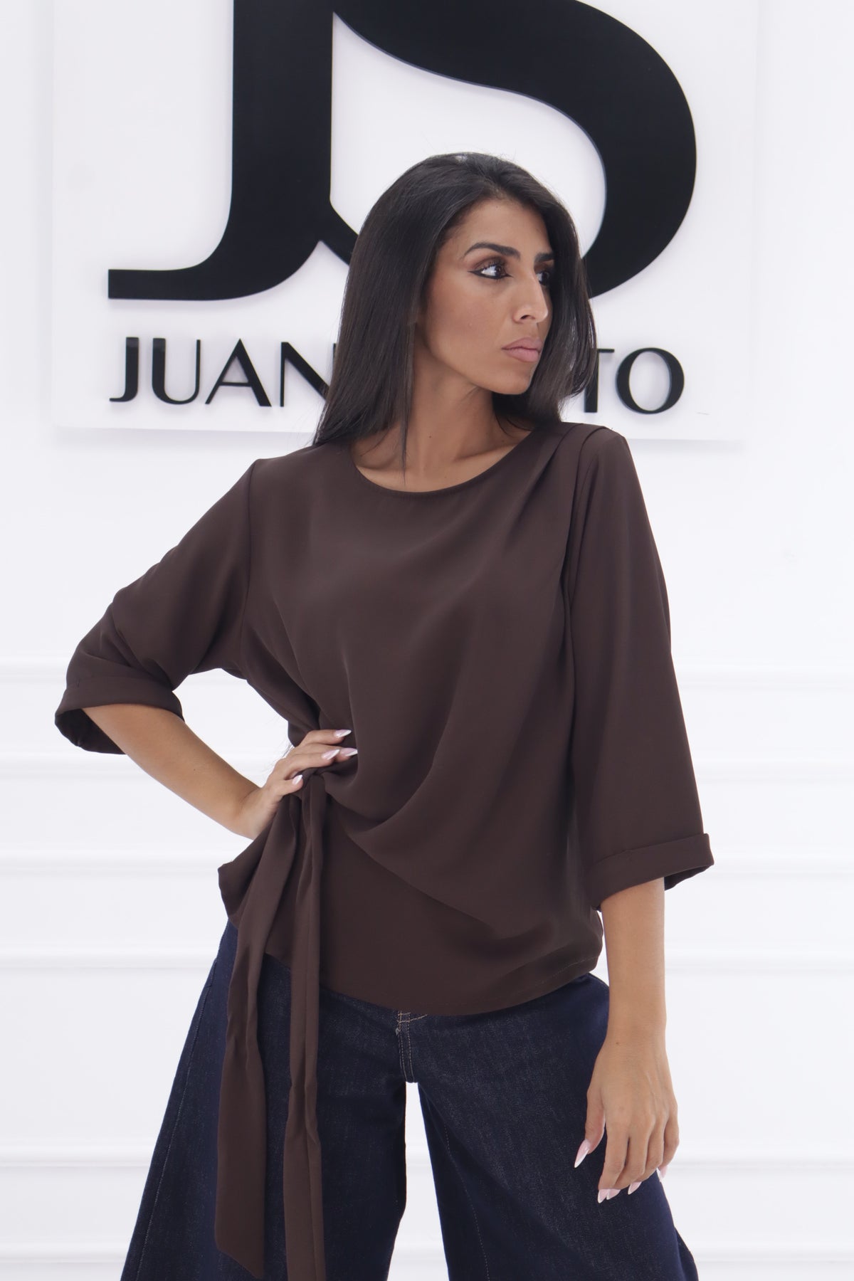 Camisa 14163 nudo latera