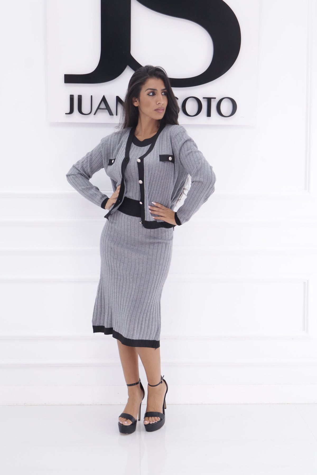 Conjunto 2712 (Vestido + Rebeca)