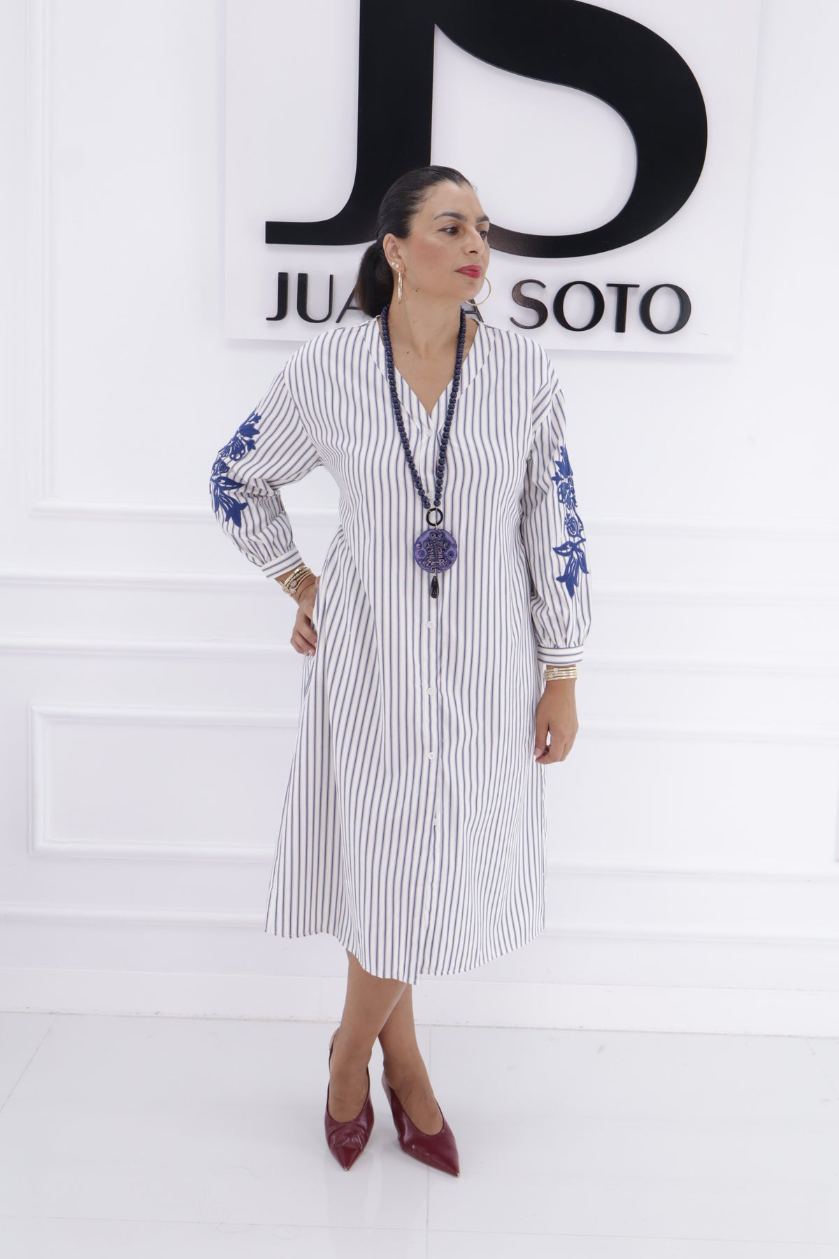 Vestido rayas G10077