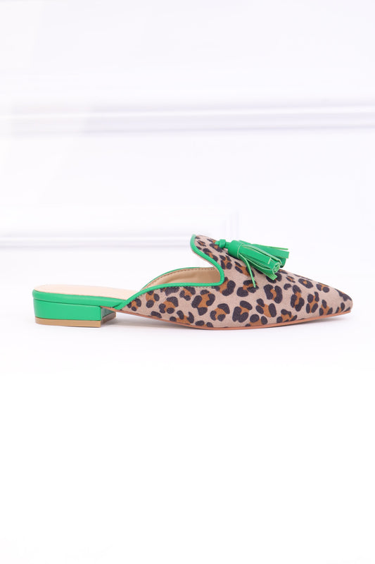 Mule print/verde w761