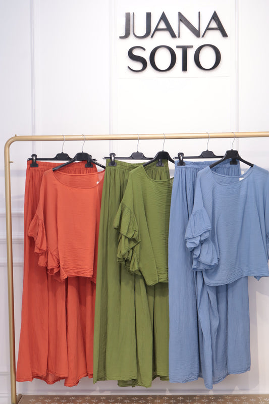 Conjunto primavera manga volante