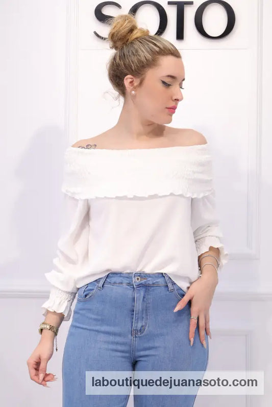 Blusa k30032-1 BLANCO