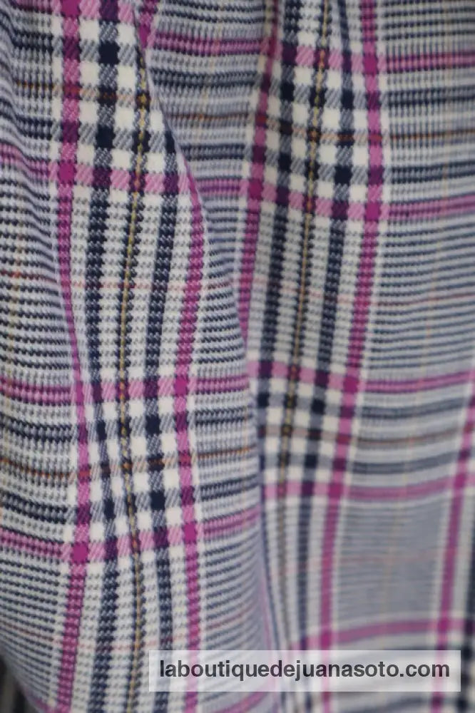 Pantalon cuadros CUADROS AZUL MARINO, BEIG Y FUCSIA