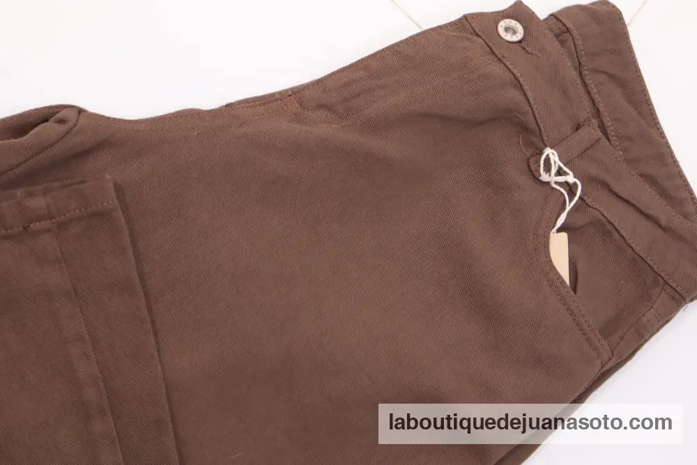 Pantalon fashion (bermuda) MARRON / S